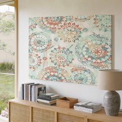 Abstract Mandala Pattern Canvas Wall Art Bohemian Style Decorative Canvas Print