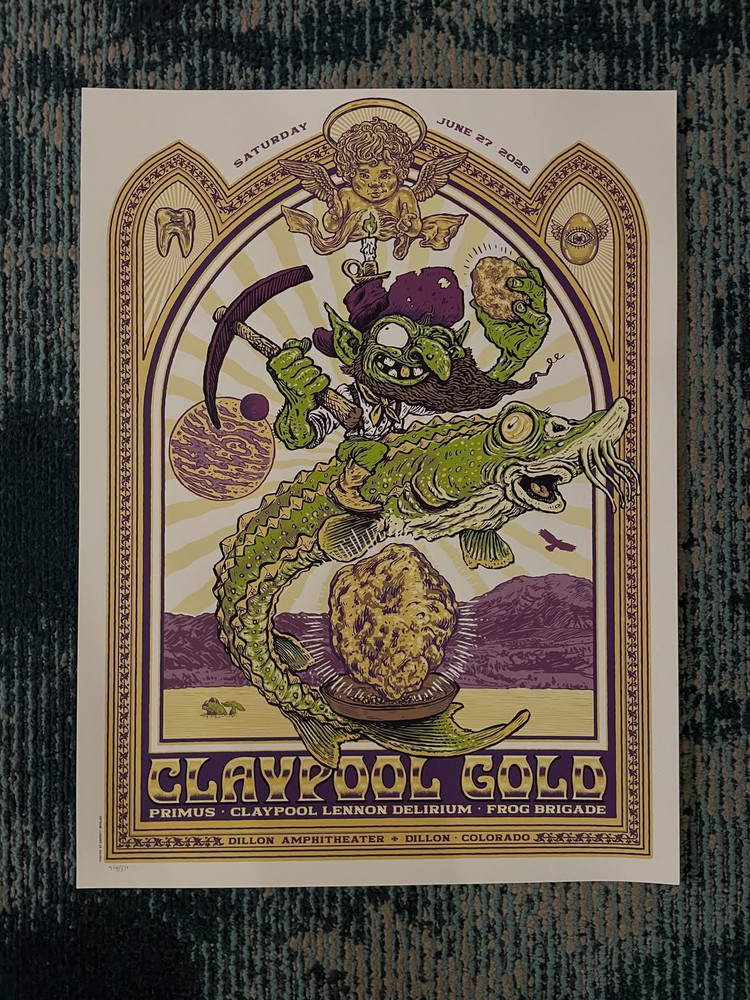 Primus Claypool Lennon Delirium Frog Brigade Poster 2026