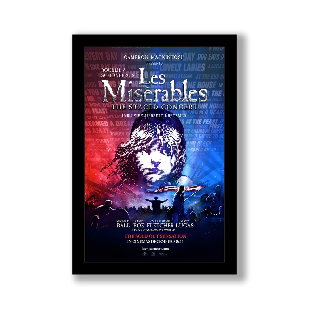 LES MISERABLES – 11×17 Framed Movie Poster by Wallspace