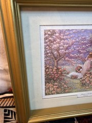 Set of 2 Gold Framed Floral Prints Magnolia Janine’s Garden Bela Bodo Wall Art