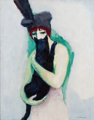 Kees Van Dongen Woman with Cat : Archival Quality Giclée Art Print 1908