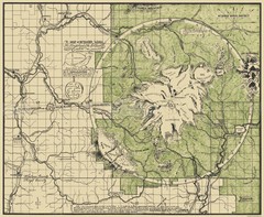 Historic City Map – Mount Baker Washington – Easton 1912 – Vintage Wall Art