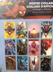 Trends Marvel Spider-Man Collage 12 Mini Wall Posters 4×6″ New!