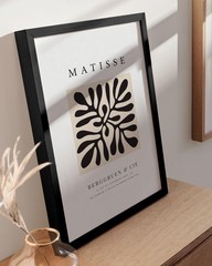 Matisse Abstract Poster – Henri Matisse Exhibition Print, Modern Paper Cutout…
