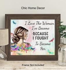 Boho Inspirational Wall Art for Women – Positive Quotes Sayings for Wall Deco…