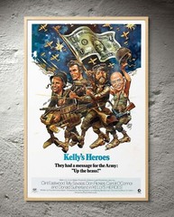 Kelly’s Heroes 1970 Movie Poster 24″x36″ Glossy Unframed 7011