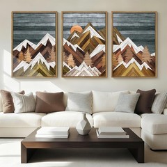Neutral Botanical Plant Canvas 6 Pieces Rustic Farmhouse Wall Art Living Room
