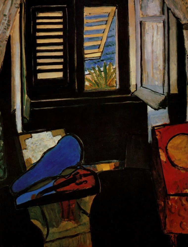 Interior with Violin Henri Matisse 1922 – Fauvist French Modernist Decorative