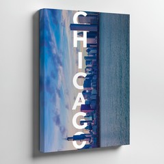 Chicago Skyline Cityscape Canvas Wall Art Print Modern Urban Architecture Home