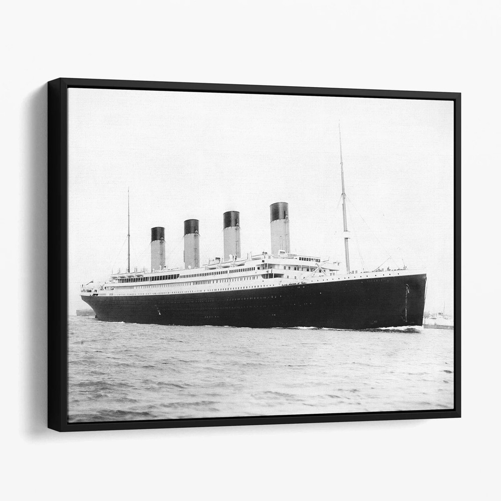 Titanic Vintage Ships Boats Ocean Coastal Canvas Print Wall Art