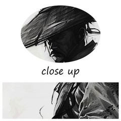 Japanese Samurai Wall Art Black and White Warrior Wall Decor Prints Vintage J…