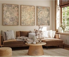 Vibrant Unframed Flower Poster Set – 12×16 Inch Canvas Prints for Home Elegance
