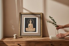 Buddha Framed Art Picture Wall Decor