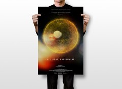 All Light Everywhere Print Space Painting Wall Art Home Decor – POSTER 20×30