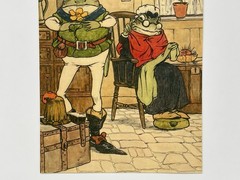Whimsical Frog Poster – Funny Animal Wall Art for Kids or Nursery Illustration