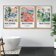 Henri Matisse Colorful Abstract Landscape Wall Art Framed Art Prints Set of 3