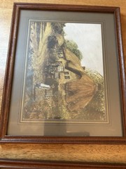 Set of 3 Collectible Vintage EnglishCountryside Cottage Prints, Framed 10x12in