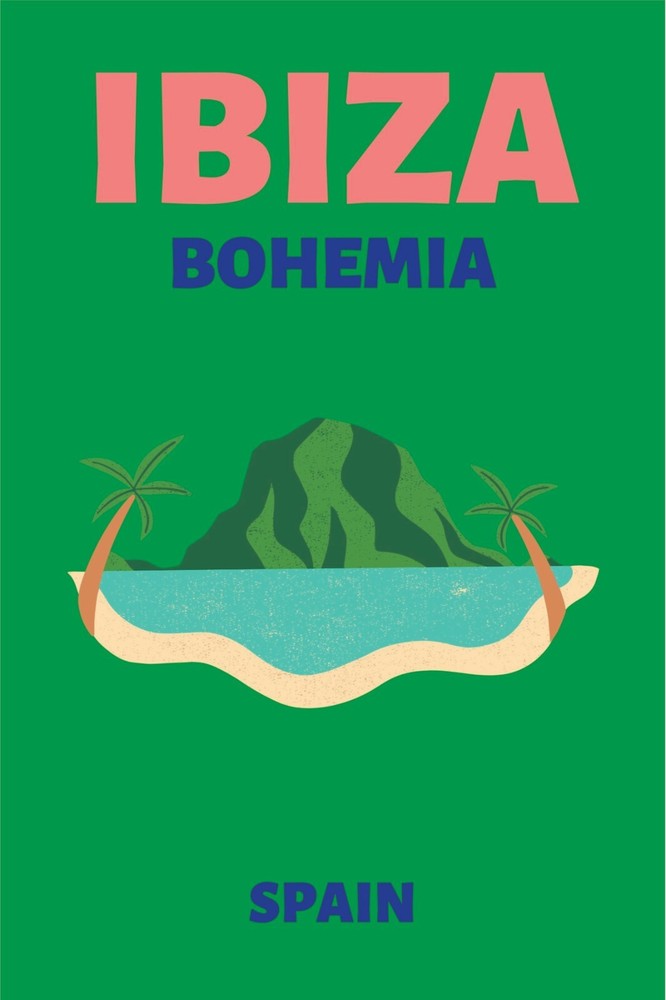 IBIZA SPAIN PRINT/POSTER SATIN PHOTO PAPER OR CANVAS T612