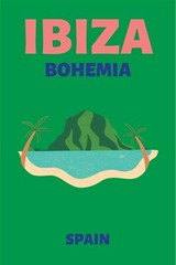 IBIZA SPAIN PRINT/POSTER SATIN PHOTO PAPER OR CANVAS T612