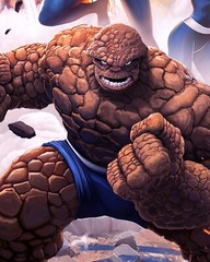 The Thing Ben Grimm Fantastic Four Marvel Comic Poster Print – No Frame