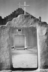 Ansel Adams Taos Pueblo Church Rare Art Print Wall Art Home Decor – POSTER 20×30