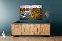 Spokane Falls WA Photo Print Wall Art, Washington State Landscape Photography