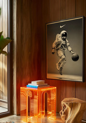 Nike Vintage Astronaut Basketball Poster Wall Art Decor Minimalistic Decor Boys