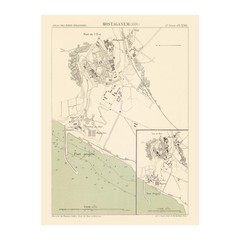Old Map of Mostaganem 1886 – Vintage Algeria Art Wall Decor