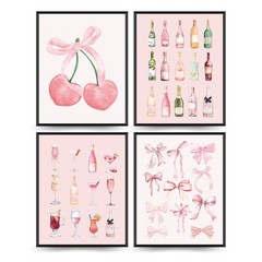 Dorm Decor, Dorm Room Essentials for Girls, Coquette Room Wall Artr for Girls…