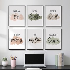 Framed Inspirational Wall Art for Office, Neutral Motivational Quotes Office …