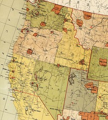 1892 Map of Indian Reservations Territories US Native American Territory Poster