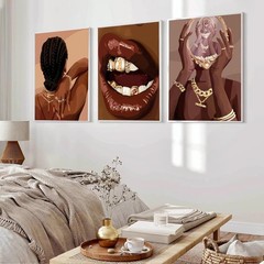 Black Girl Posters Wall Art Set of 3 Black Woman African American Women Wall …