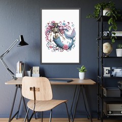 Whimsical Halloween SeaWitch Collection A by Crash PDF Wall Decor Download