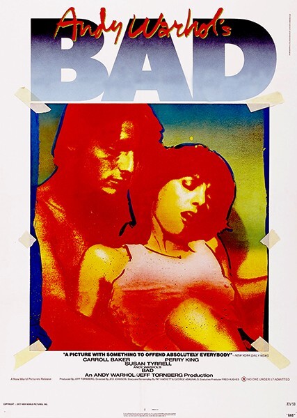 Andy Warhol’s BAD – 1977 – Poster