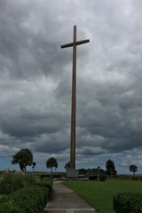 Cross At Saint Augustine Shore Print Wall Art Home Decor – POSTER 20×30