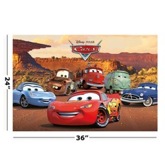 Cars – Disney / Pixar Movie Poster (Characters: Lightning Mcqueen & Sally…)