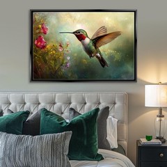 Hummingbird Canvas Print Gallery Wrapped Extra Large Living Room Decor