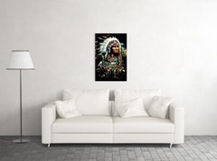 Native American Print Canvas Drawing Wall Art Home Decor – POSTER 20×30