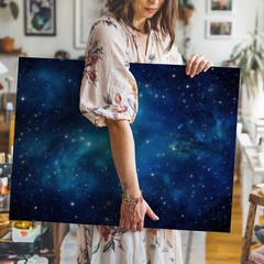 Wall Art Vast, Deep-space Scene Filled With Countless Twinkling Stars Scattered