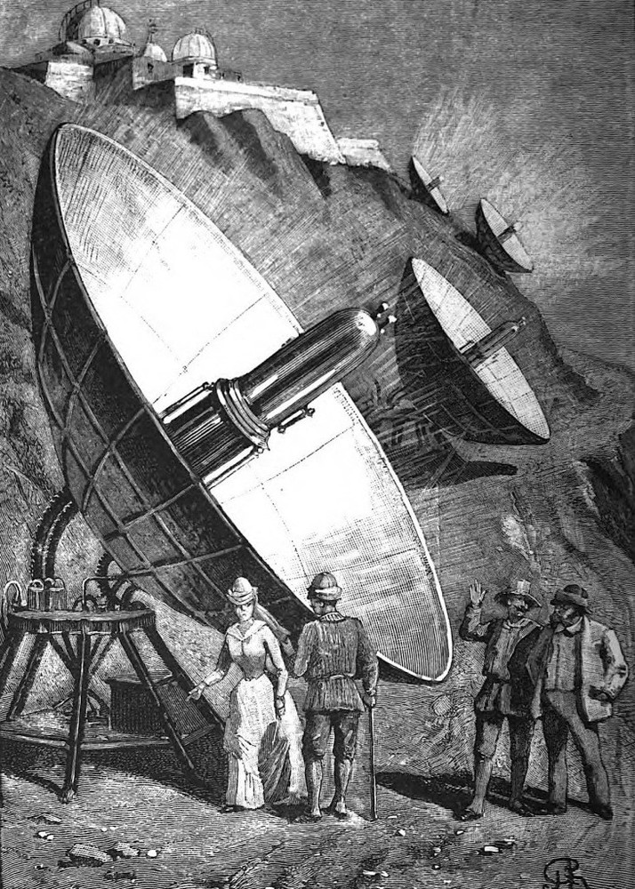 Earth Exiles by George Roux – 1889 Art Print – Futuristic, Visionary, Otherworld