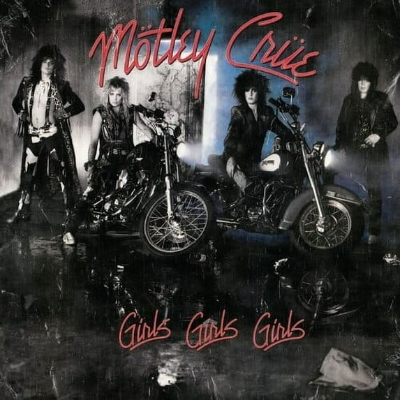 MOTLEY CRUE Girls, Girls, Girls Music Album Cover Poster Print 12 x 12