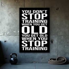 Motivational Gym Quote Poster – Inspirational Fitness Wall Decor