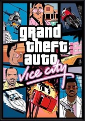 Gta Vice City Gaming Poster | Matte Canvas Print – Multiple Sizes