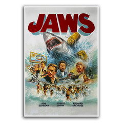 Jaws 50th Anniversary Movie Poster Fan Gift