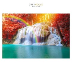Colorful & Beautiful Waterfalls Nature Wall Art Print pick size A4/A3/A2/90x60cm