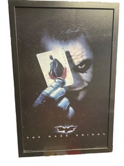 The Dark Knight Joker Batman Framed Poster Heath Ledger DC Comics Wall Art