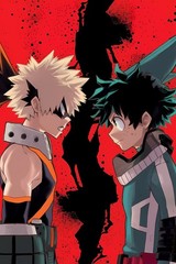 11.69×16.54 My Hero Academia Illustration Poster
