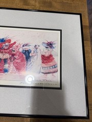 Vintage Atlanta Opera Art «Encore Season» Framed Print 1991 Black Frame Matted
