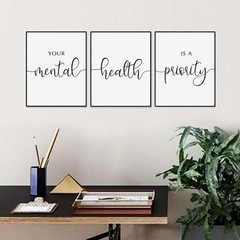 Your Is A Priority Home Wall Decor Therapy Room Decor Therapist Office Wall A…