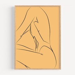 Minimalist Line Art Poster Print LA456
